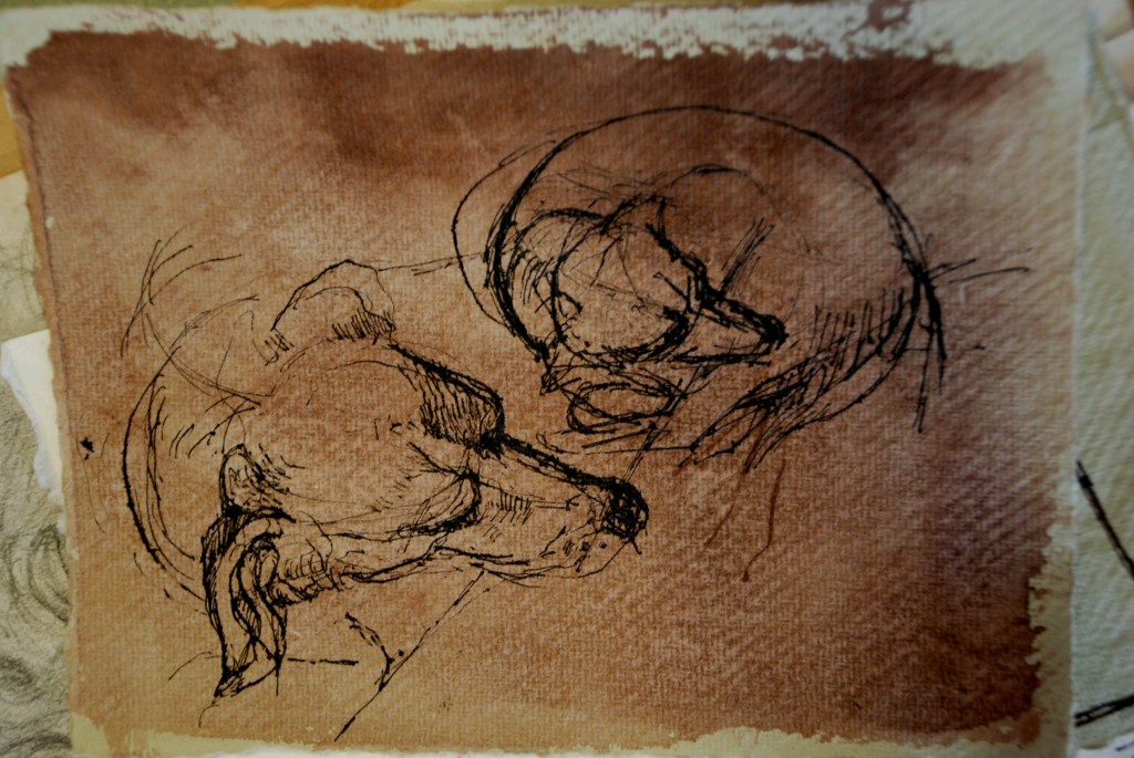 Merthyr dog, renaissance style